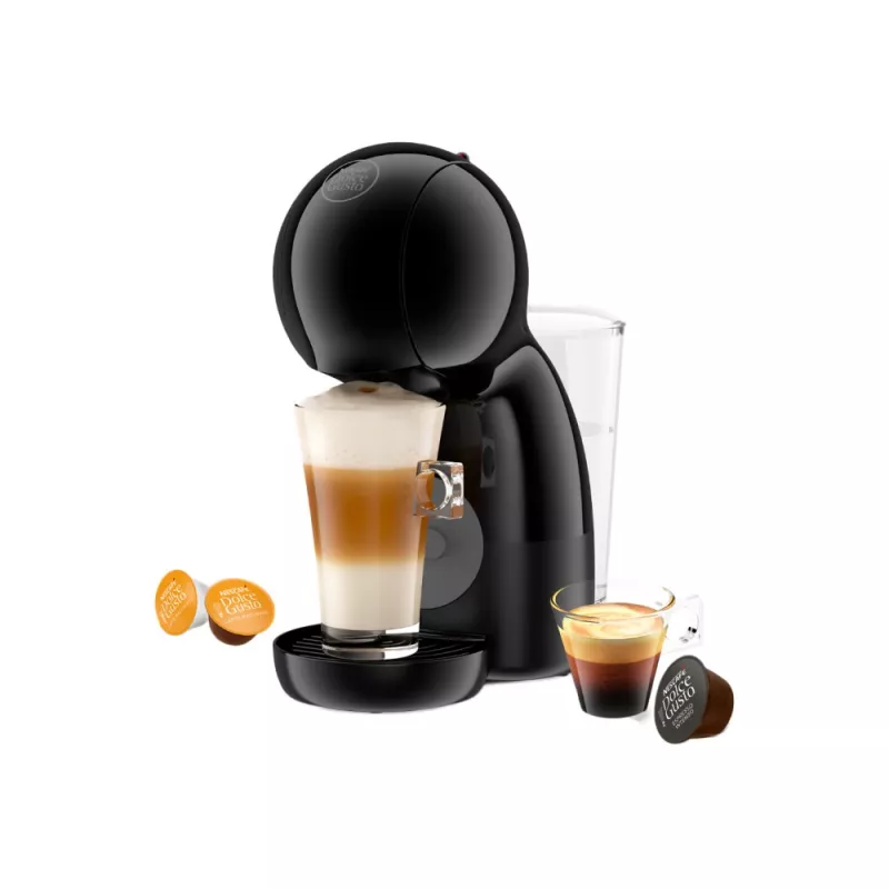 Capsule coffee machine DeLonghi EDG110.AB Piccolo XS — 15 bar, 0.8 L water tank, countertop, black