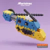 Toy construction set Marioinex Mini Waffle Constructor — 141 pieces, multicolour, for ages 5+