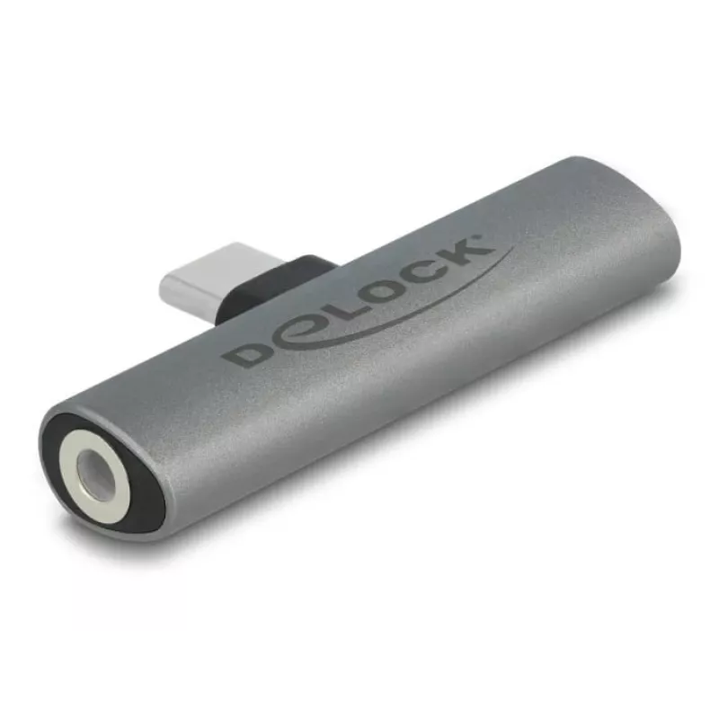 DeLOCK 64186 cable gender changer USB Type-C USB Type-C + 3.5mm Grey