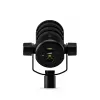 Studio microphone RØDE PodMic USB — cardioid XLR/USB, 24-bit/48 kHz, USB-C, headphone out, rotary volume, black