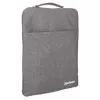 Manhattan Seattle Laptop Sleeve 15.6 inch, Grey, Padded, Extra Soft Internal Cushioning, Main Compartment with double zips, Zippered Front Pocket, Carry Loop, Water Resistant and Durable, Notebook Slipcase, Three Year Warranty