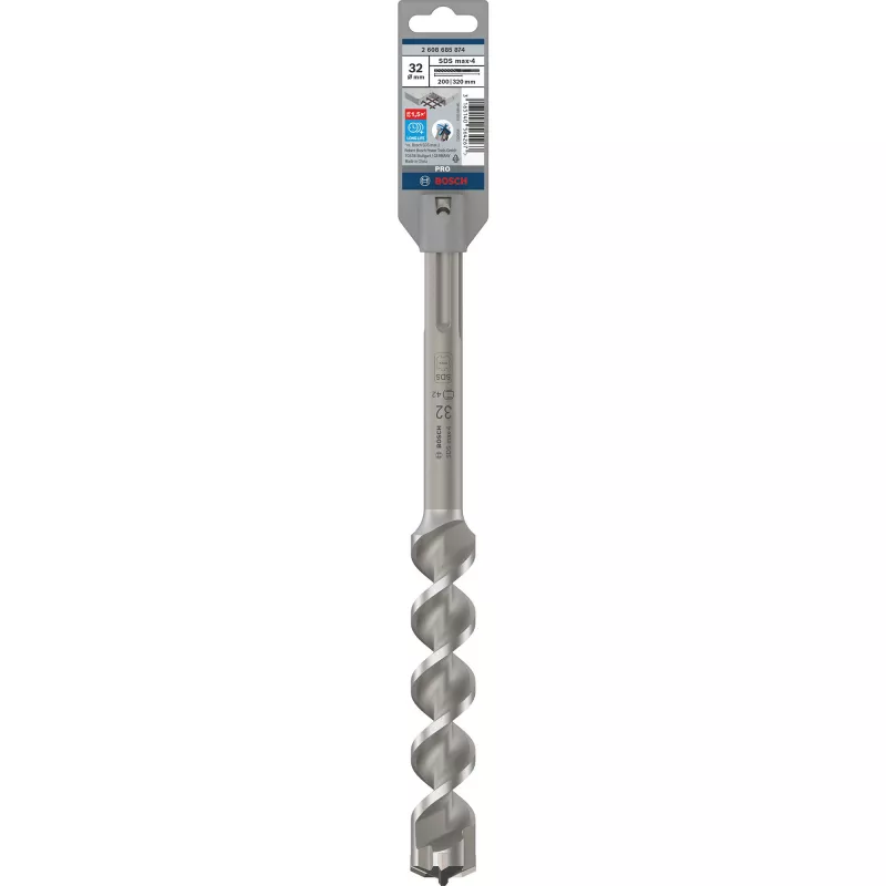 Bosch Accessories SDS max-4, 32x200x320mm 2608685874 Hammer Drill Bit 32 mm SDS-Max 1 pc(s)