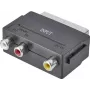 SpeaKa Professional RCA / SCART Adapter [3x RCA-Socket - 1x SCART-Plug] Black (SP-7869904)