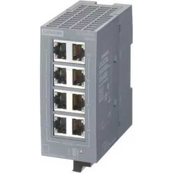 Unmanaged Industrial Switch Siemens SCALANCE XB008, 8 Ethernet ports, 100 Mbps, model 6GK5008-0BA00-1AB2