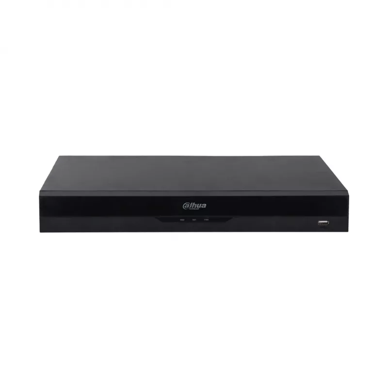 Network Video Recorder DAHUA NVR4208-8P-EI — 8-channel NVR with 8 PoE ports, 180/256 Mbps bandwidth, 16 TB max storage