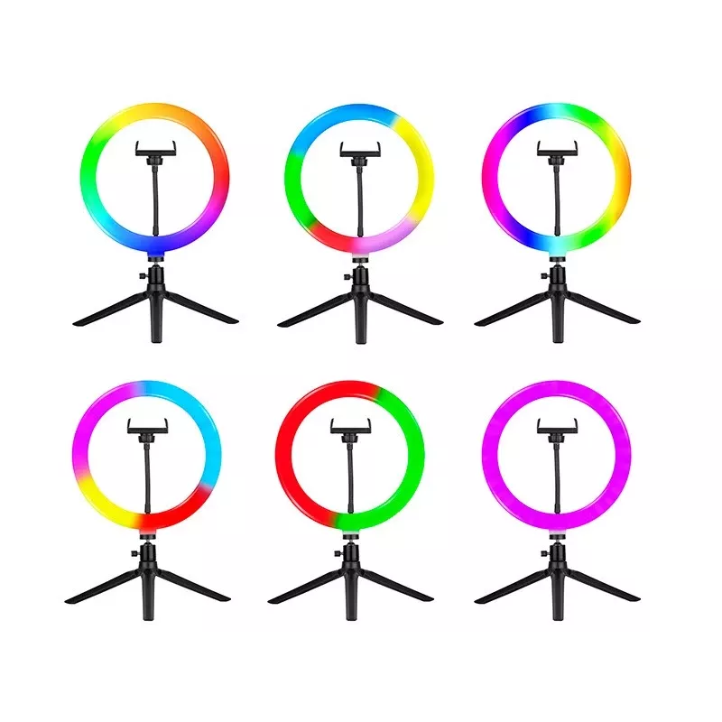 Ring Lamp RGB 26cm with tripod