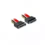 SATA Cable Slimline male to female DeLOCK 84374 0.3m Black