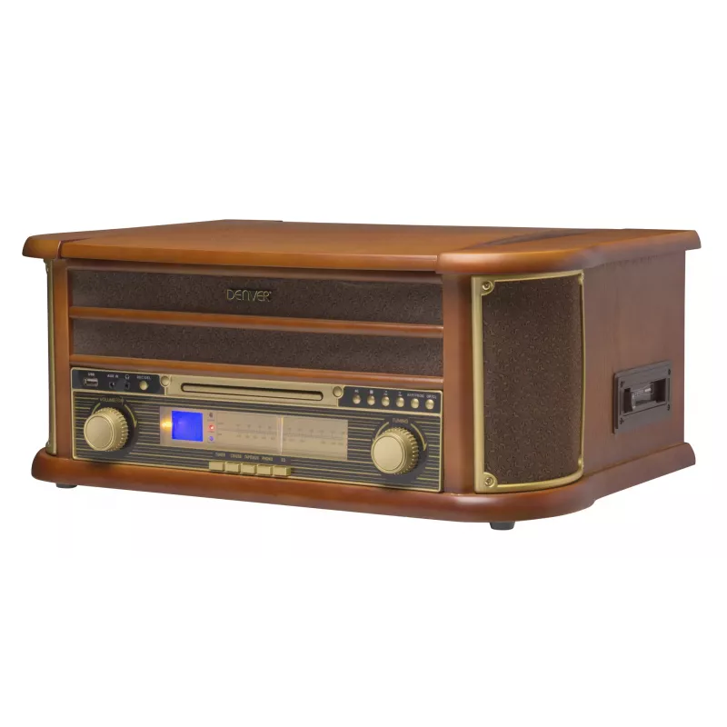 DENVER MCR-50 MK3 amplifier cassette CD/MP3 player digital player turntable radio digital recorder 5Watt