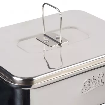 Pot ESBIT PT1200ST stainless steel camping pot 1.2 L, 554 g, silver