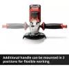 Professional Cordless Angle Grinder AXXIO, 18Volt (Red/black, without Battery and Charger)