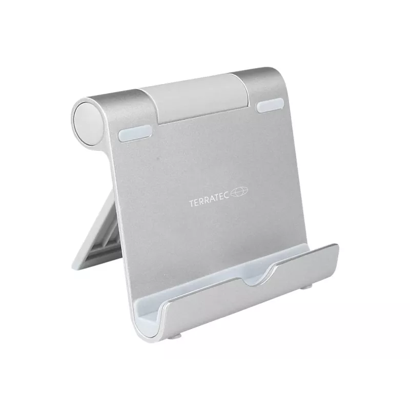 TERRATEC iTab S - Stand for mobile phone / Tablet - Aluminium - Silver - Desktop-Stand (219727)