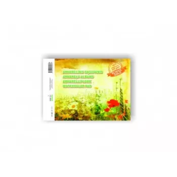 Watercolor notebook SMLT, A4, 200 g, gummed (10) 0708-205