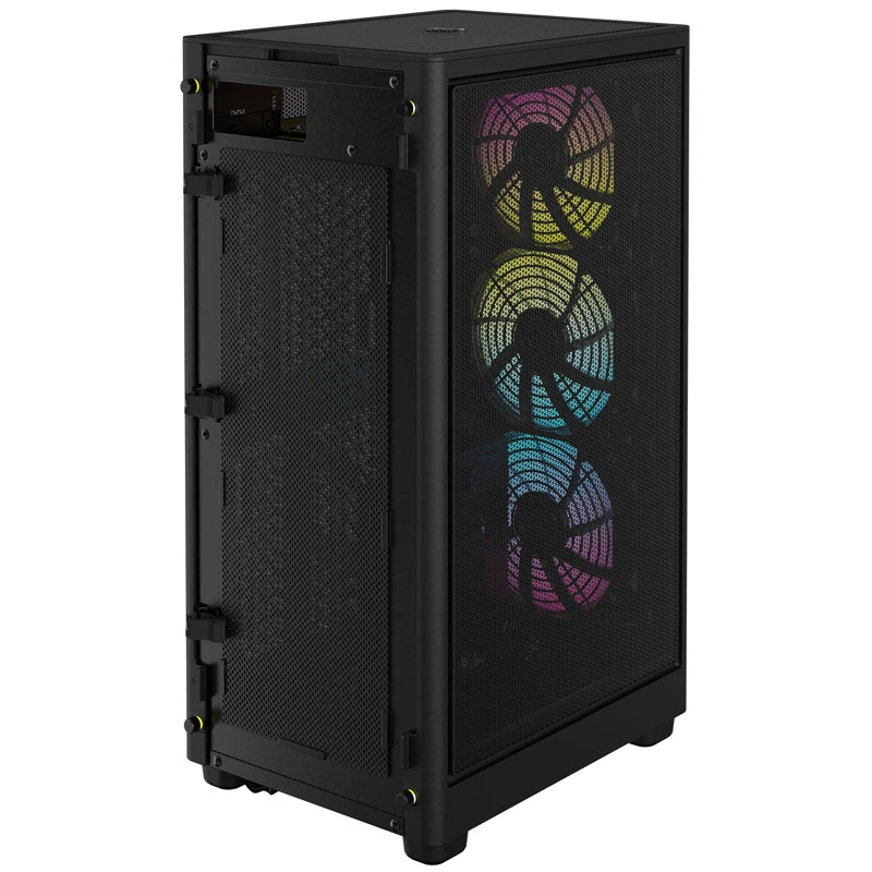Corsair RGB AIRFLOW PC Case 2000D Black Mini-ITX Power supply included No SFX