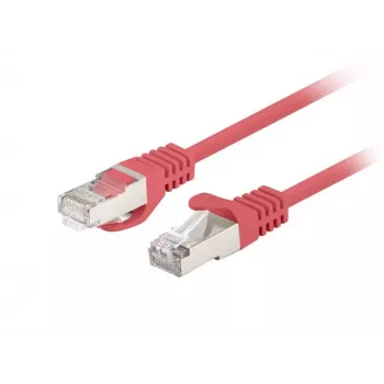 Patchcord Tīkla kabelis LANBERG PCF6-20CC-0100-R RJ45 Cat.6 1M Red