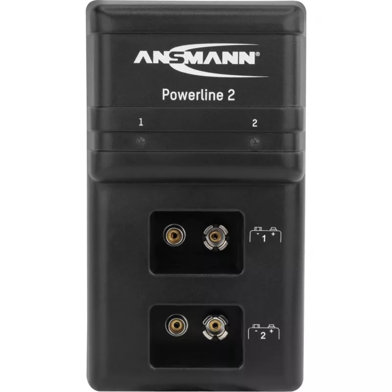 ANSMANN POWERline 2 - Battery Charger - 2x9V (5107043)