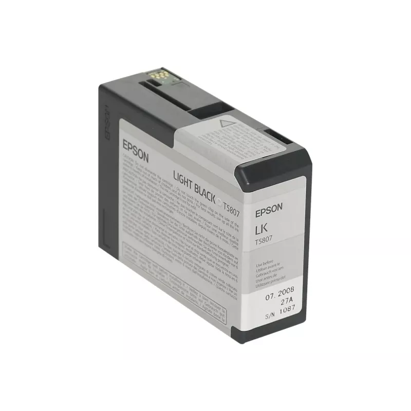 Epson Singlepack Light Black T580700, Light black, Pigment-based ink, 80 ml, 1 pc(s)