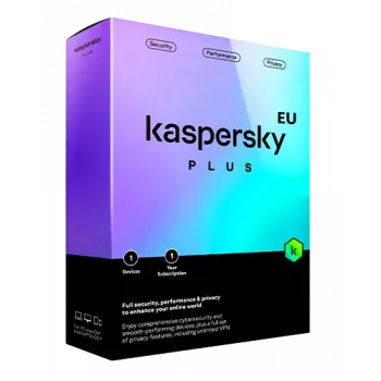 Kaspersky Plus | 1 Device | 1 Year | EU
