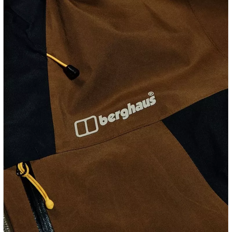 Men's Berghaus Hooded Hybrid Jacket size M brown