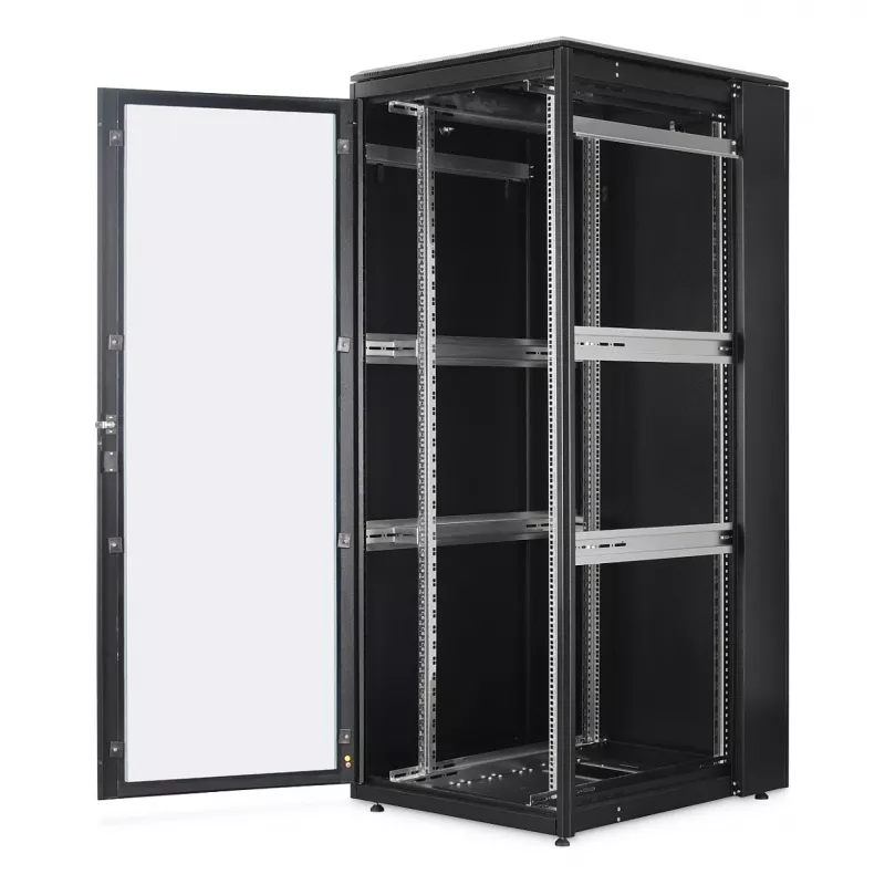Network cabinet DIGITUS Unique Light series 42U 800×1000 mm (WxD) freestanding, 800 kg, IP20, key lock