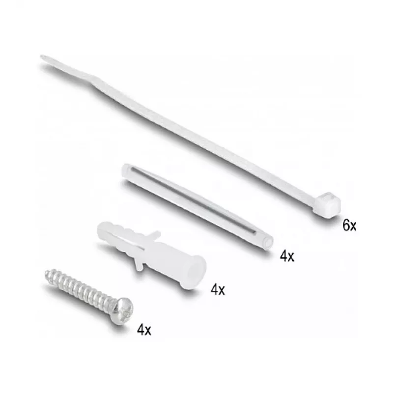 DeLOCK Optical Fiber Connection Box 2 x SC Simplex LC Duplex White