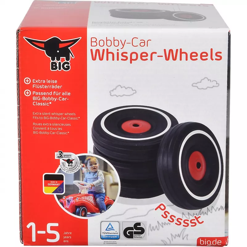 Ride-on toy car Simba-Dickie BIG Bobby-Car Whisper Wheels, low-noise wheel set