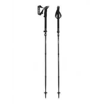 Trekking poles Leki Sherpa FX adjustable 120–140 cm, black