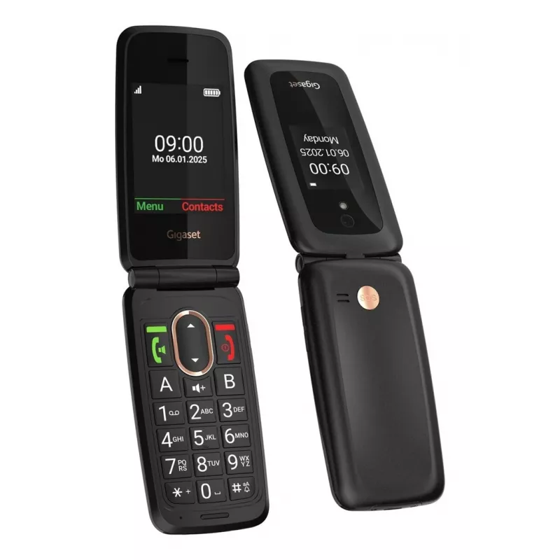 Gigaset GL795 7.11 cm (2.8) 142 g 48MB Black Senior phone