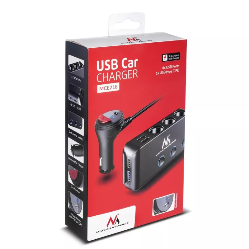 Car Charger Maclean MCE218 Mobile Device Charger