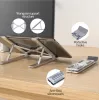 Laptop stand UNITEK OT155SL Silver Aluminium 13-41° tilt