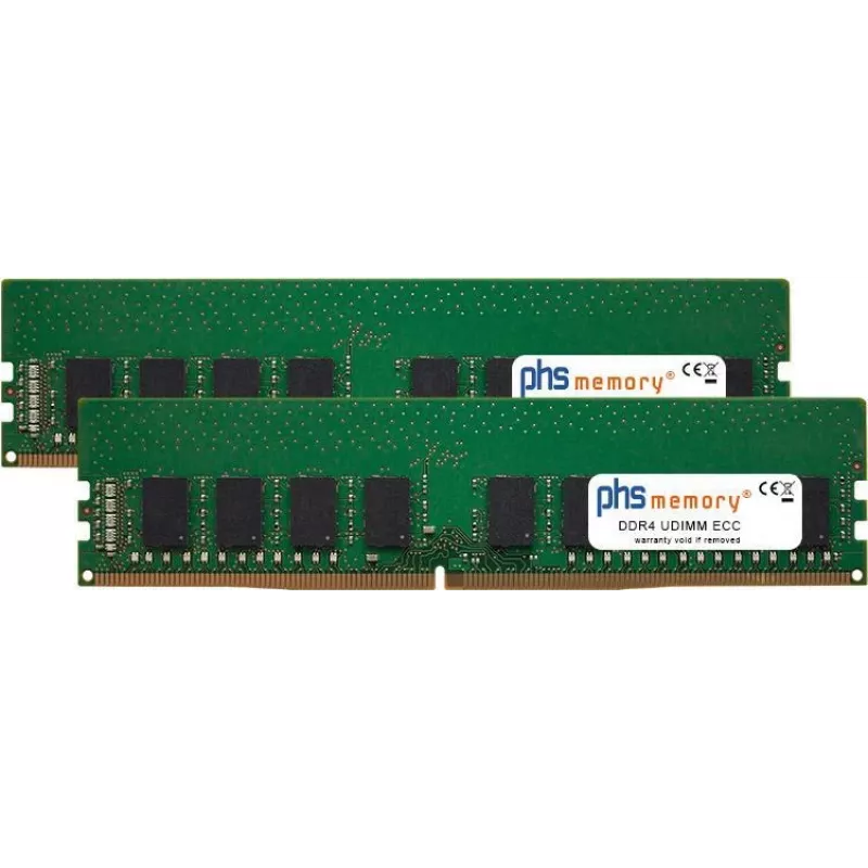 PHS-memory 16GB (2x8GB) Kit RAM Memory for QNAP TS-983XU DDR4 UDIMM ECC 2400MHz (SP285466)