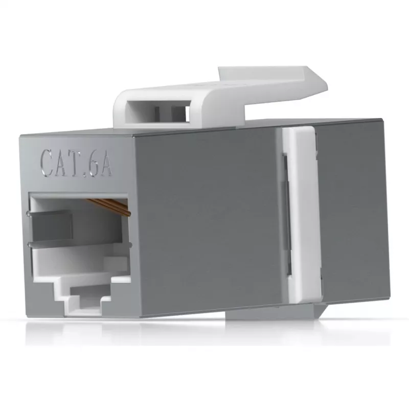 Keystone Coupler Ubiquiti UACC-Keystone-Coupler-C6A Flat Stainless Steel RJ-45