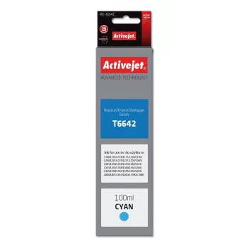 Activejet AE-664C Ink (replacement for Epson T6642; Supreme; 100 ml; cyan)