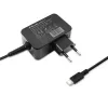 Mobile device charger QOLTEC 51024 — Universal AC indoor charger, 65W PD, 20V/3.25A, 1.2m cable, Black