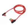 USB Cable NATEC NKA-1201 USB 2.0 1m USB A USB C Black Red