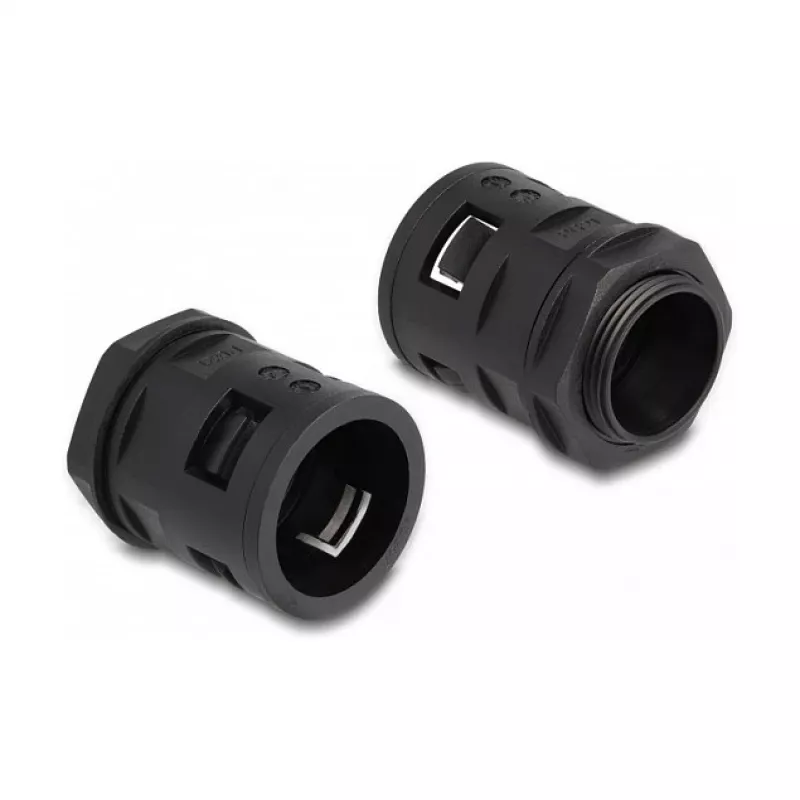 Cable sleeve DeLOCK 60466 Black 28.5 mm 2 m