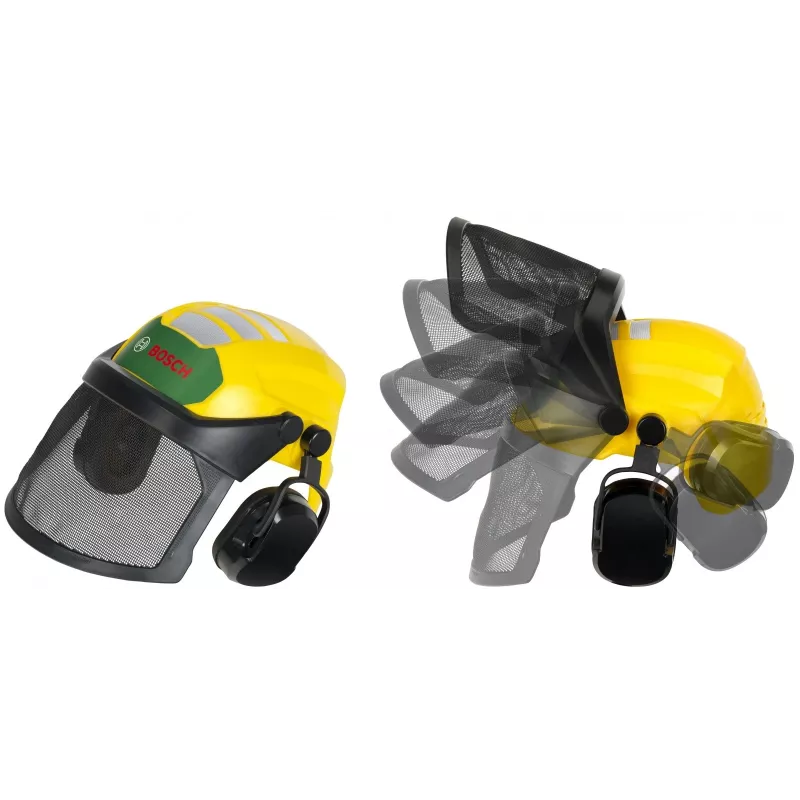 KLEIN Lumberjack helmet with visor model 8199 — children's role-play protective helmet