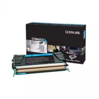 Corporate Toner Cartridge Lexmark C746 C748 7K PGS Cyan