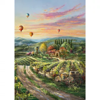 Thomas Kinkade Studios: Peaceful Valley Vineyard, Puzzle