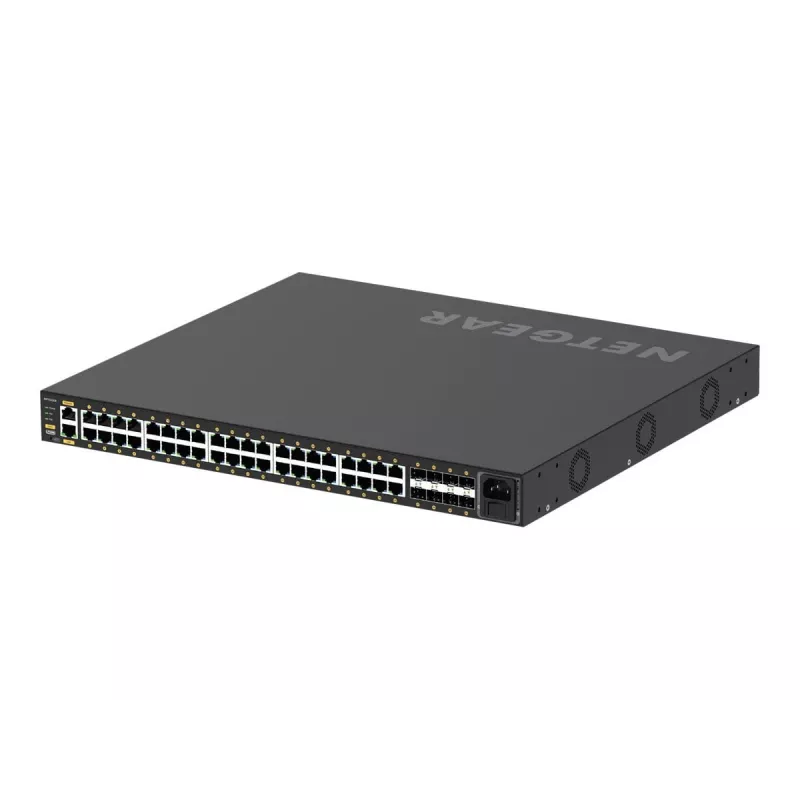 NETGEAR GSM4248P-100EUS network switch Managed L2/L3/L4 Gigabit Ethernet (10/100/1000) Power over Ethernet (PoE) Black