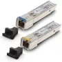 SFP WDM fiber transceiver pair Extralink 1.25G 1310/1550nm single‑mode 3km SC DOM