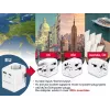 Travel power adapter GEMBIRD TPA-EU1A1C20-01-W 20W, USB-A 18W + USB-C 20W, Schuko socket, input 100–250V
