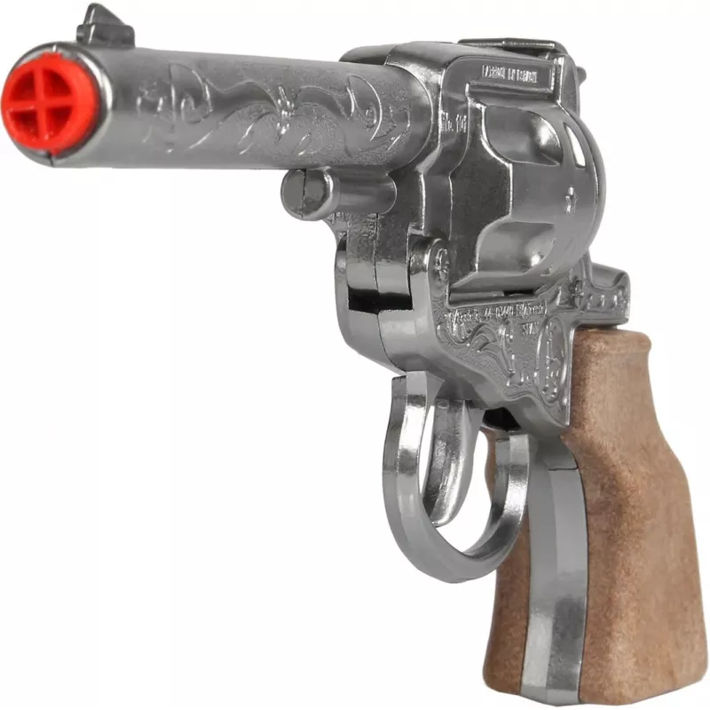 Toy metal cowboy revolver Gonher 8-shot model 239842