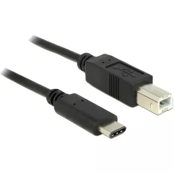USB Cable DeLOCK 83601 USB 2.0 1m USB C USB B Black