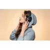 Headset Vention NBBB0 SoundMate S11 — wireless Bluetooth 5.3 ear-hook headphones, charging case 400 mAh, up to 20 h, black