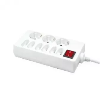 LogiLink 9 sockets 1.5m White