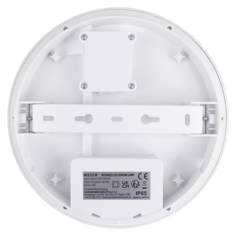 LED lamp with PIR sensor MACLEAN MCE525 W — outdoor LED fixture with motion sensor