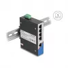 Ethernet Switch DELOCK 80162 — 5‑port Gigabit RJ45 for DIN rail mounting