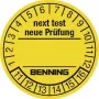 Benning Inspection Labels 300 pc(s) for Device Tester 756212 (Ø) 30 mm Next Inspection (756212)