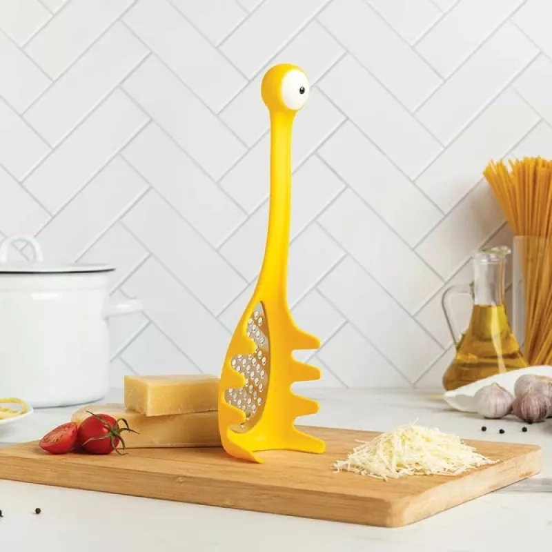 Pasta Spoon Ototo Design OT015 Plastic Stainless Steel Yellow