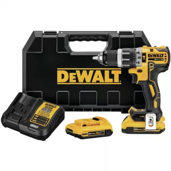 Cordless drill DeWalt DCD796D2-QW 18V Li-Ion, 2x2Ah, keyless 13 mm chuck, hammer, 1.6 kg